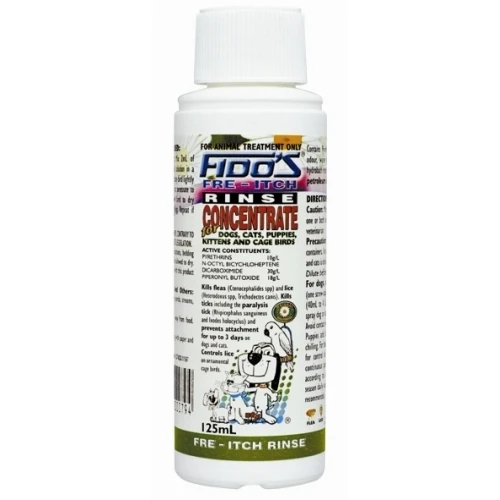 Fido's Rinse Concentrate For Flea & Tick Control 125ml 3 Fido's Rinse Concentrate For Flea & Tick Control 125ml