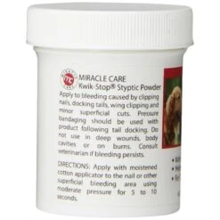 Kwik Stop Styptic Powder 1.5oz (42g) -Pet Grooming Discounts MC 60002 3