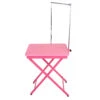 Shernbao Portable X-Shape Competition Table (Pink) 2 Shernbao Portable X-Shape Competition Table (Pink) -Pet Grooming Discounts S FT820H PK