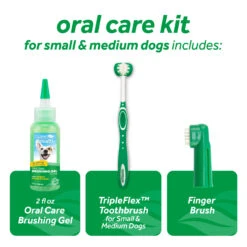 Tropiclean Fresh Breath Oral Kit For Small & Medium Dogs -Pet Grooming Discounts TC 00128 3
