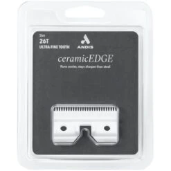Andis Ceramic Cutters -Pet Grooming Discounts ad56026 560190 ultra fine tooth ceramic cutter size 26t package front 1