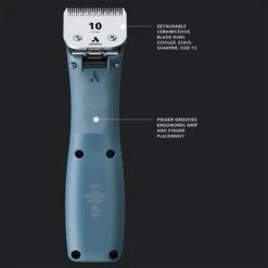 Andis EMERGE Cordless Clipper Blue -Pet Grooming Discounts ad5645 19 back 1