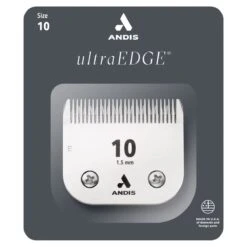 Andis UltraEdge Blades -Pet Grooming Discounts ad64071 ultraedge blade size 10 package front 1500px