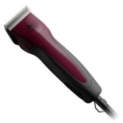 Andis Excel 5-Speed Clipper Dark Red -Pet Grooming Discounts ad65410 831 excel 5 speed plus smc burgundy angle 3 web 1