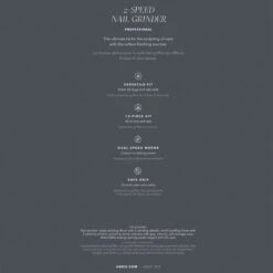 Andis 2-Speed Pet Nail Grinder -Pet Grooming Discounts ad65880 79 2 speed nail grinder ang 1 3d package back