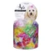 Aria Feather Bow Canister 100Pc -Pet Grooming Discounts dt160 99 001