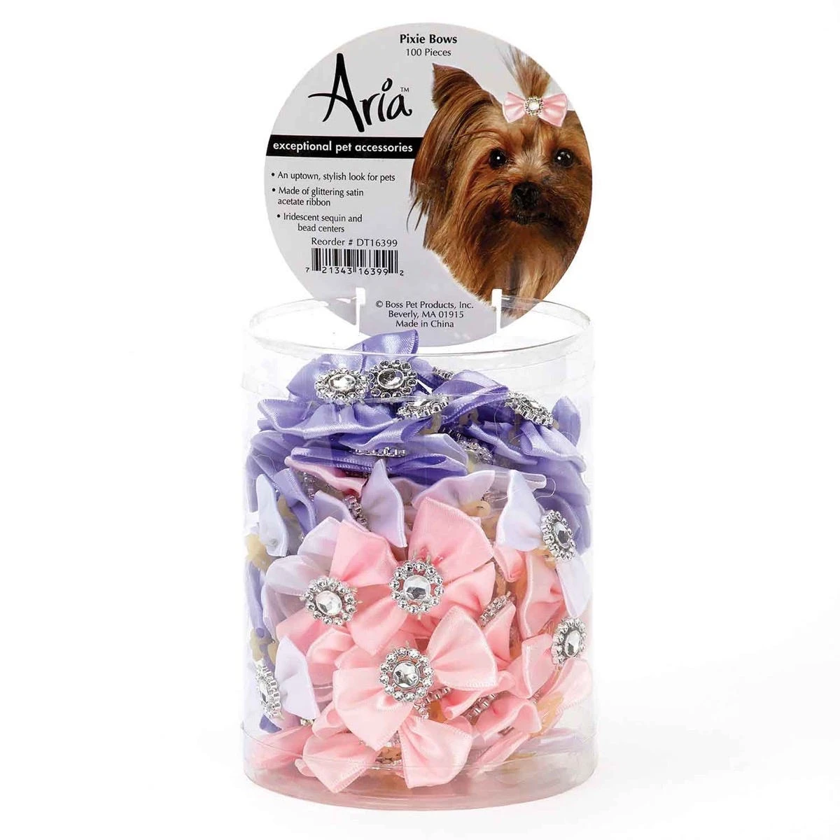 Aria Pixie Bow Canister 100Pc 3 Aria Pixie Bow Canister 100Pc