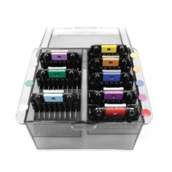 Joyzze A Series 8 Pc Attachment Comb Sets 13 Joyzze A Series 8 Pc Attachment Comb Sets -Pet Grooming Discounts jz0207 08 joyzze d series combs top view 1