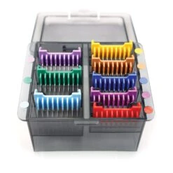 Joyzze C Series 8 Pc Attachment Comb Sets 10 Joyzze C Series 8 Pc Attachment Comb Sets -Pet Grooming Discounts jz0214 08 joyzze c series combs topview 1