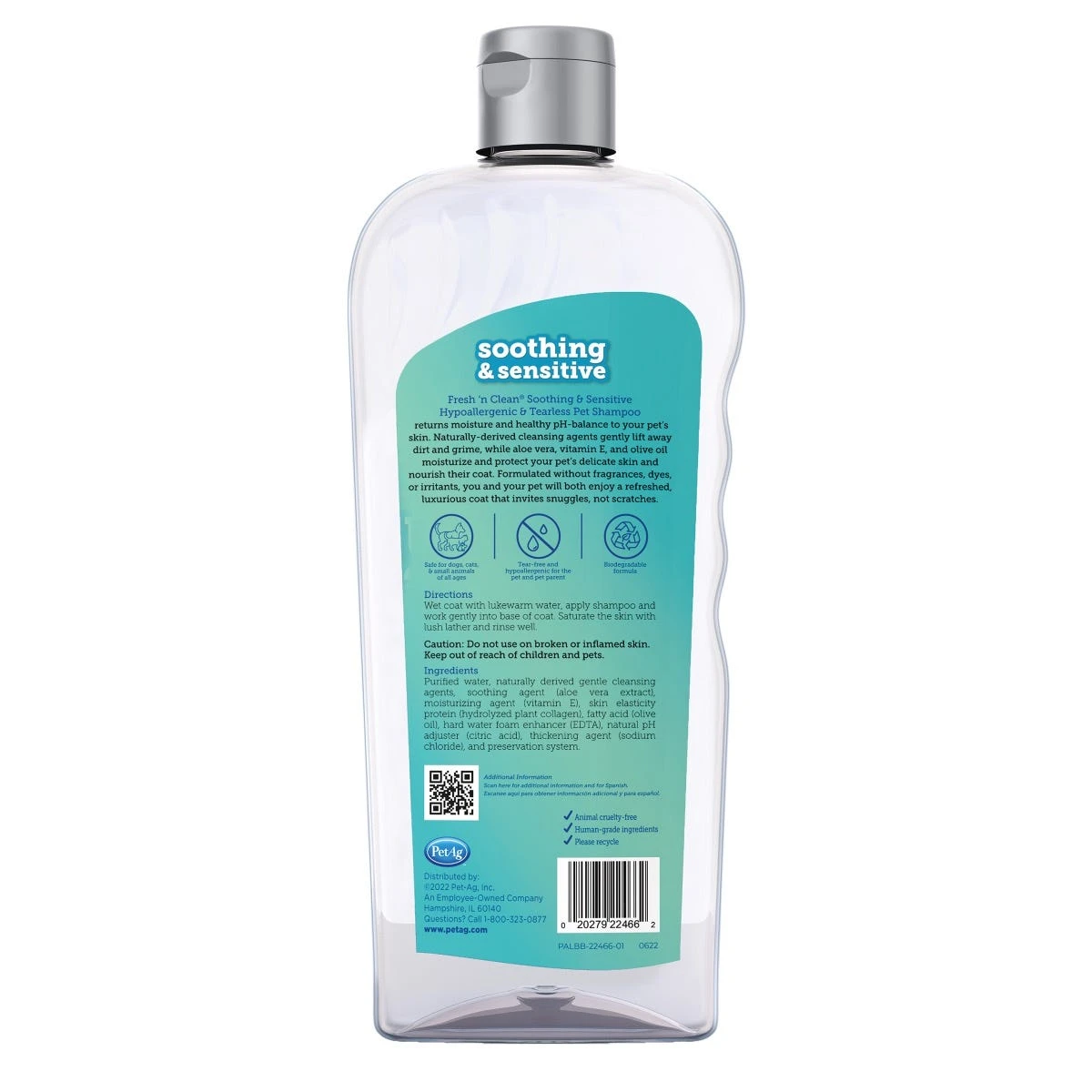 Fresh 'n Clean Soothing & Sensitive Hypoallergenic Tearless Shampoo 4 Fresh 'n Clean Soothing & Sensitive Hypoallergenic Tearless Shampoo - Image 2