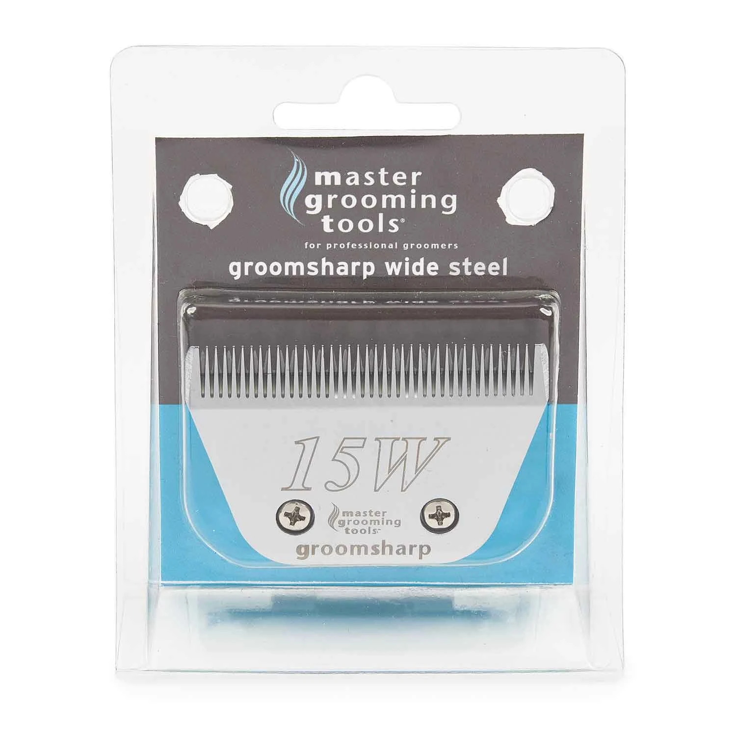 Master Grooming Tools GroomSharp Steel Wide Blades 15W 3 Master Grooming Tools GroomSharp Steel Wide Blades 15W