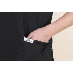 Top Performance Contrast-Trim V-Neck Tops -Pet Grooming Discounts tp0625 alt24 pe208a