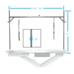 Master Equipment Radiance II LED Electric Grooming Table 7 Master Equipment Radiance II LED Electric Grooming Table -Pet Grooming Discounts tp2083 87 2 1