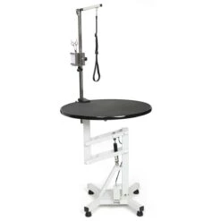Master Equipment Easy-Lift Round Rotating Top Pneumatic Table -Pet Grooming Discounts tp6290 95 004 1