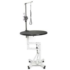 Master Equipment Easy-Lift Round Rotating Top Pneumatic Table -Pet Grooming Discounts tp6290 95 005 1