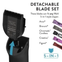 Wahl 5-in-1 Diamond Replacement Blade, Black -Pet Grooming Discounts wa41855 17 41854 7526 alt2