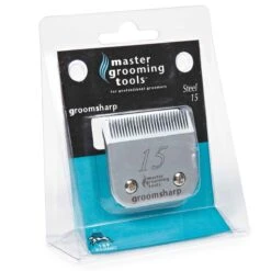 Master Grooming Tools GroomSharp Steel Blade 15 -Pet Grooming Discounts zw2212 15 002 217