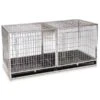 ProSelect Modular Cage W/Plastic Tray Stainless Steel -Pet Grooming Discounts zw5500 87 1